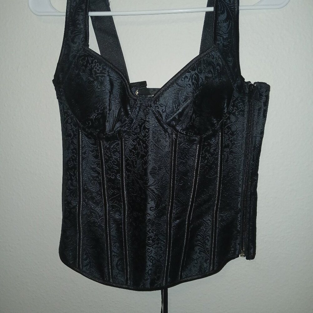 Black corset top